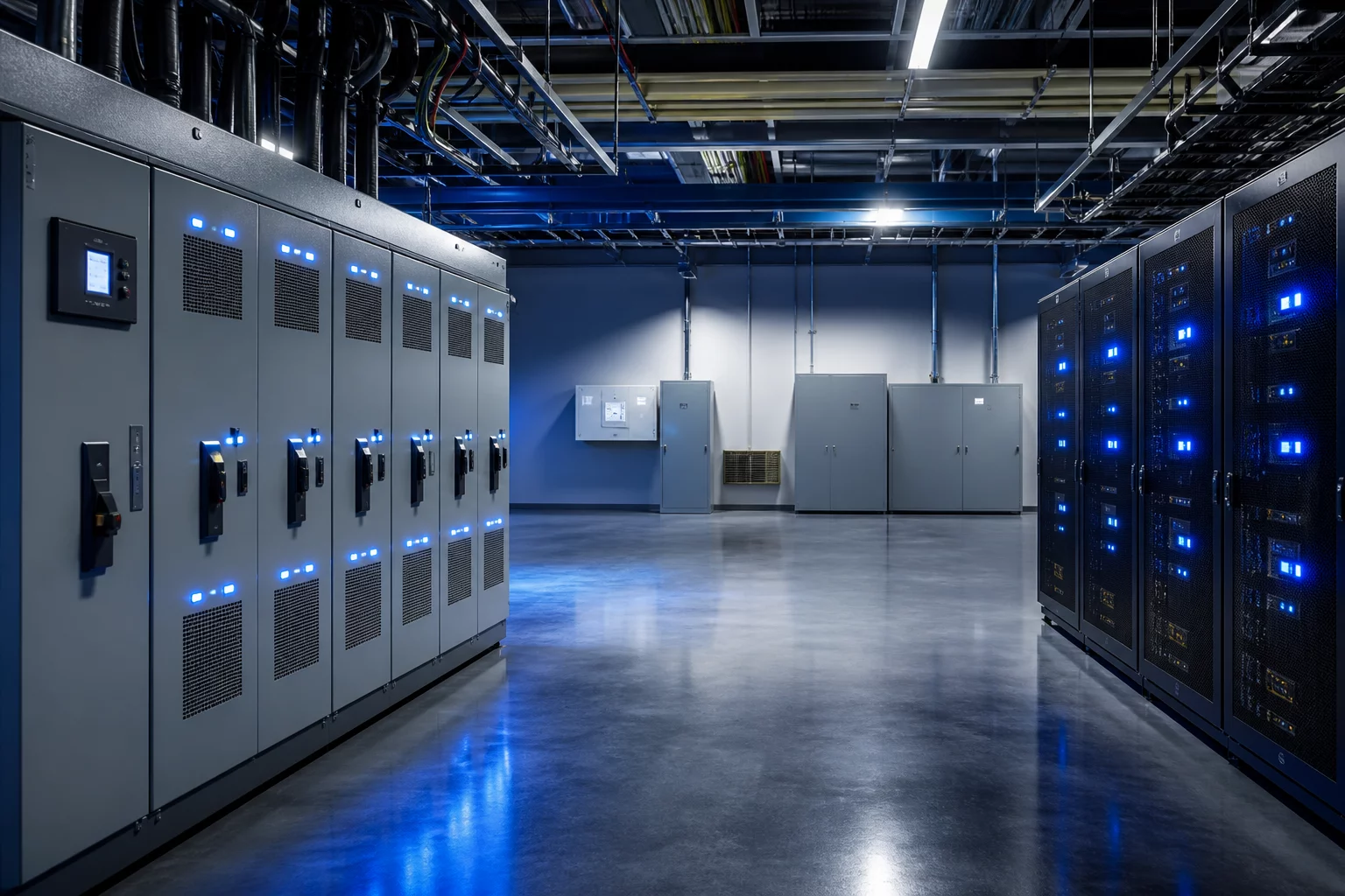 Modern facility voltage stabilization infrastructure